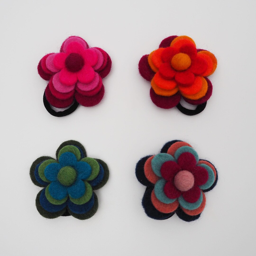 Flower - Handmade Felt & Beadwork Hair Band main image 1