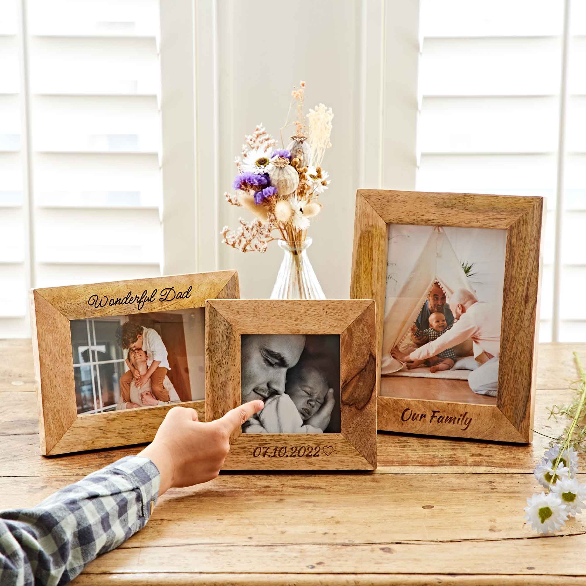 4x6 Inch Vintage Metal Photo Picture Frames For Home Decor, Gifts