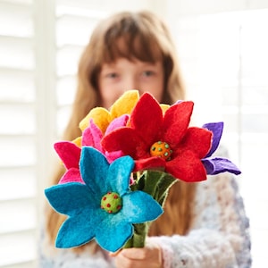 Handmade Felt Single Flower Lily - Gift for Her