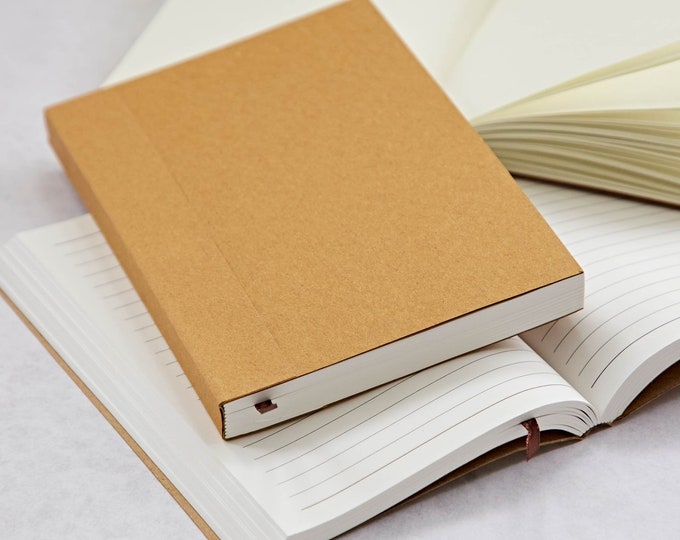 Refillable Journal Refill Pages - Gift For Writers - Recycled Paper - Handmade - FSC Paper