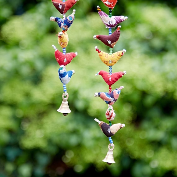 20-Bird Bell Tota Traditional Indian Hanging Decoration