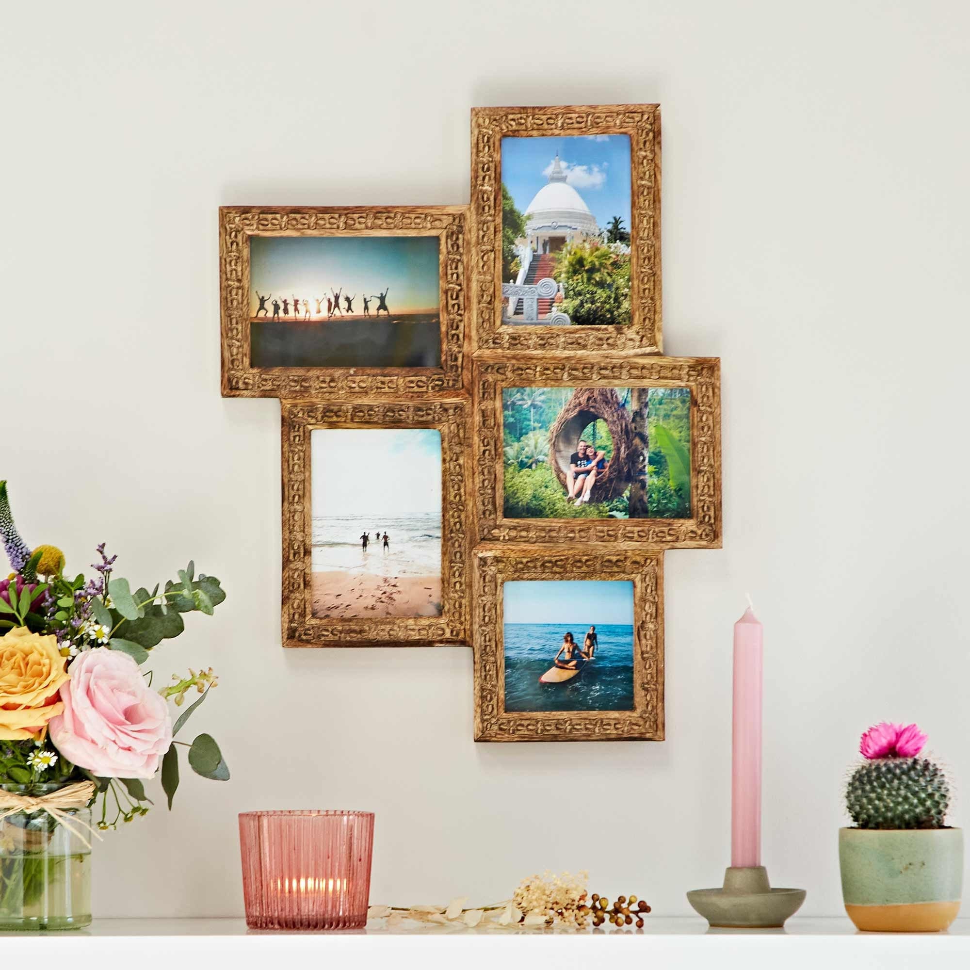 Cornice INSPIRE Maussane quercia opaco per foto da 40x40 cm