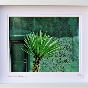 Green Door, Marfa, TX. Limited Edition Framed Travel Photography by C. Damien Fox