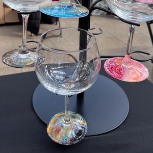 Hand painted Gin Glasses, Set of 2 Gin or cocktail glasses, Mother&#39;s Day, Unique gift, house warming gift
