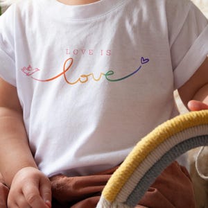 Rainbow Pride Toddler Shirt, Tee, LGBTQ+ Kids Outfit, Equality Shirt for Children, Inclusive Gift – Pride Month Edition