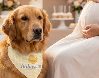 Big Brother Dog Bandana, Pregnancy Announcement, New Big Sister Brother Dog Accessory, New Baby Photoshoot, Custom Text