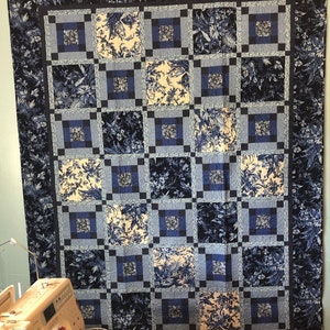 Beautiful Blue Beauty, handmade