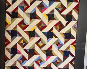 Rainbow Friendship Star Quilt - Etsy