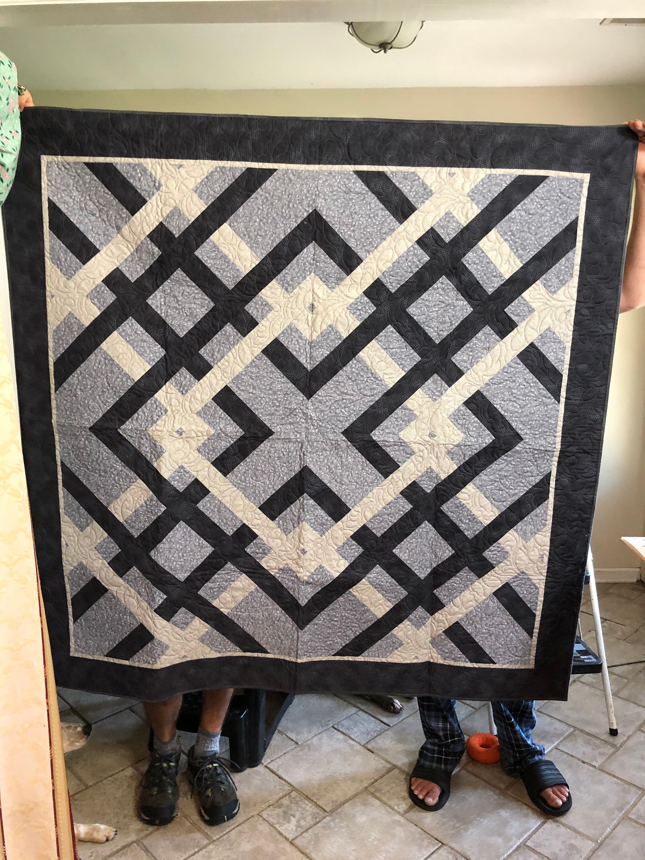 Beautiful Carpenter Square Quilt Etsy