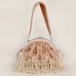 Parel verfraaid clutch, avond clutch, parel bruids clutch, bruiloft accessoire, designer tassen, bruiloft clutch, cadeaus voor haar