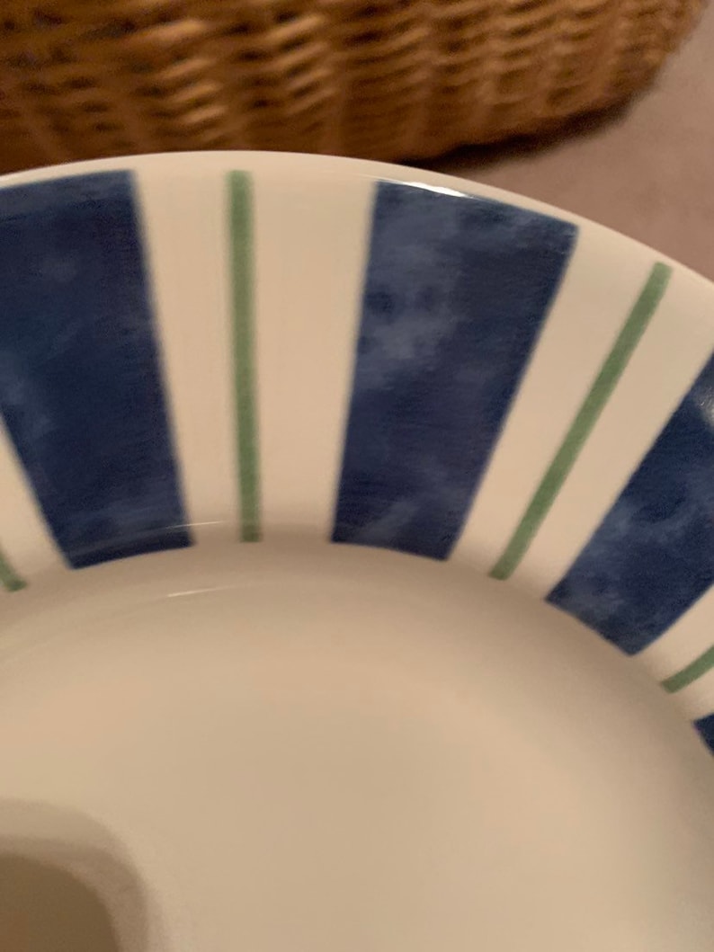 Pfaltzgraff Wyngate Stripe 7 Stoneware Salad Plates