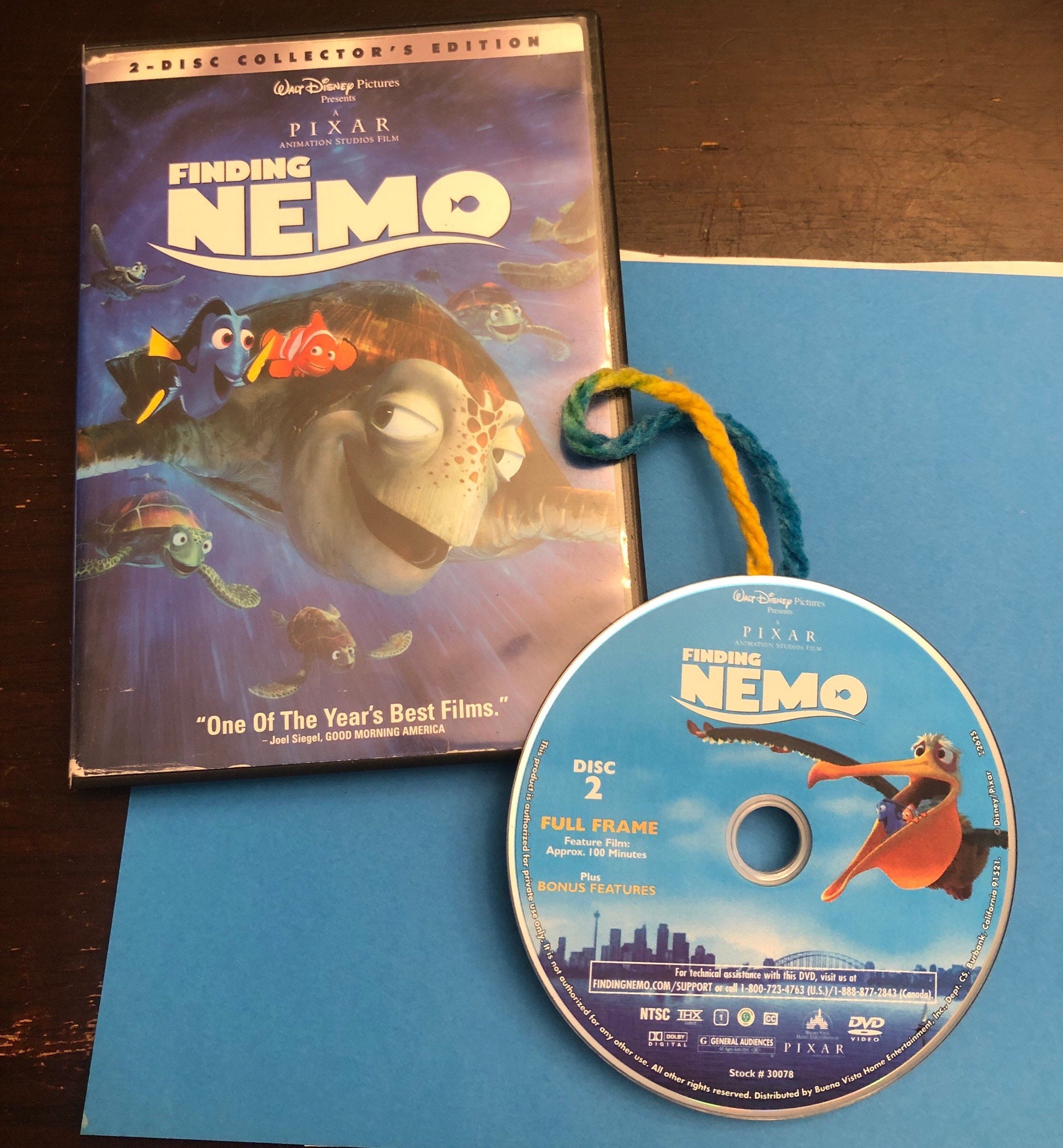 Finding Nemo DVD Holiday Ornament - Etsy