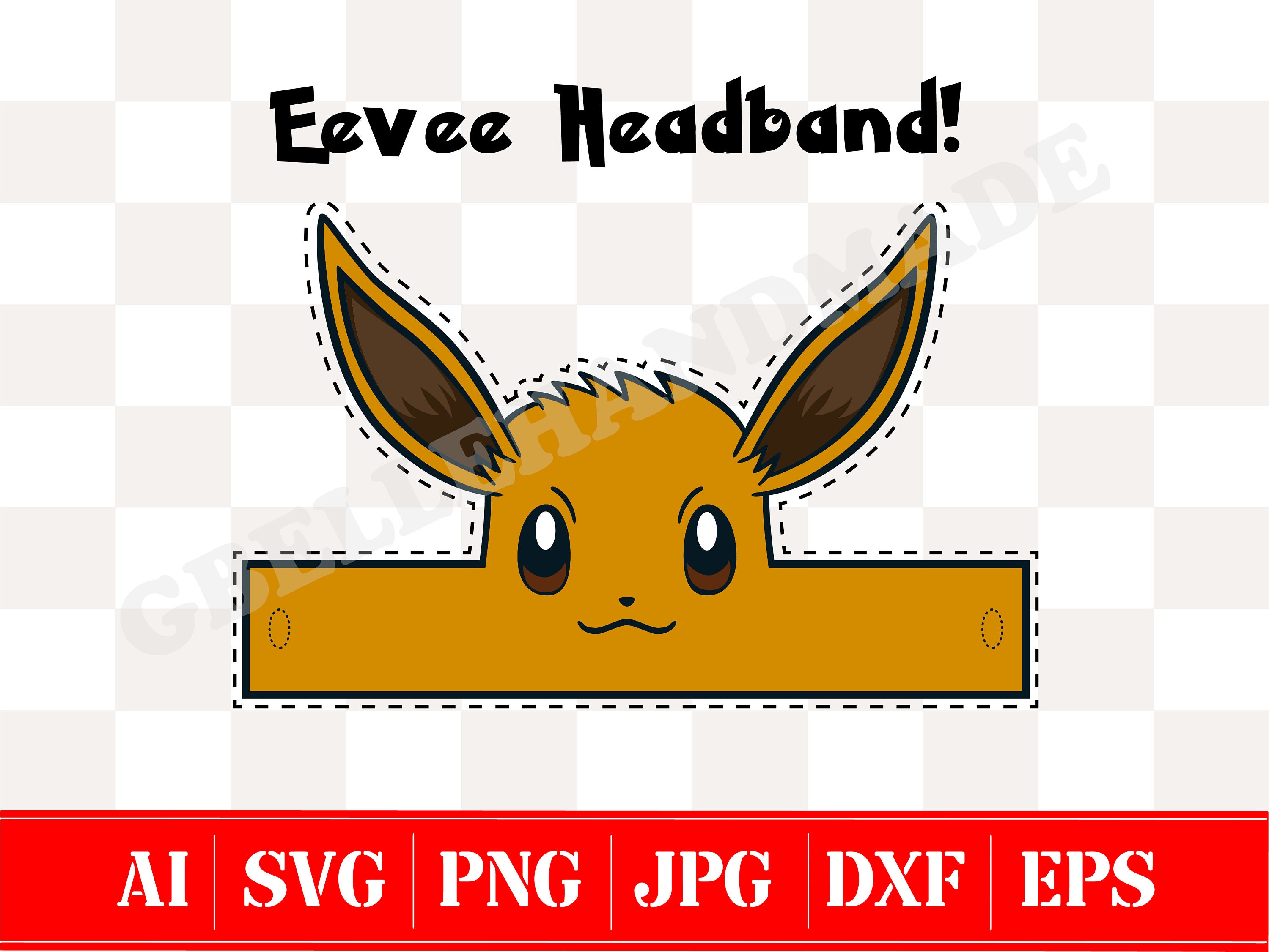 Eevee Pokemon Layered Design for cutting - LaserCraftum