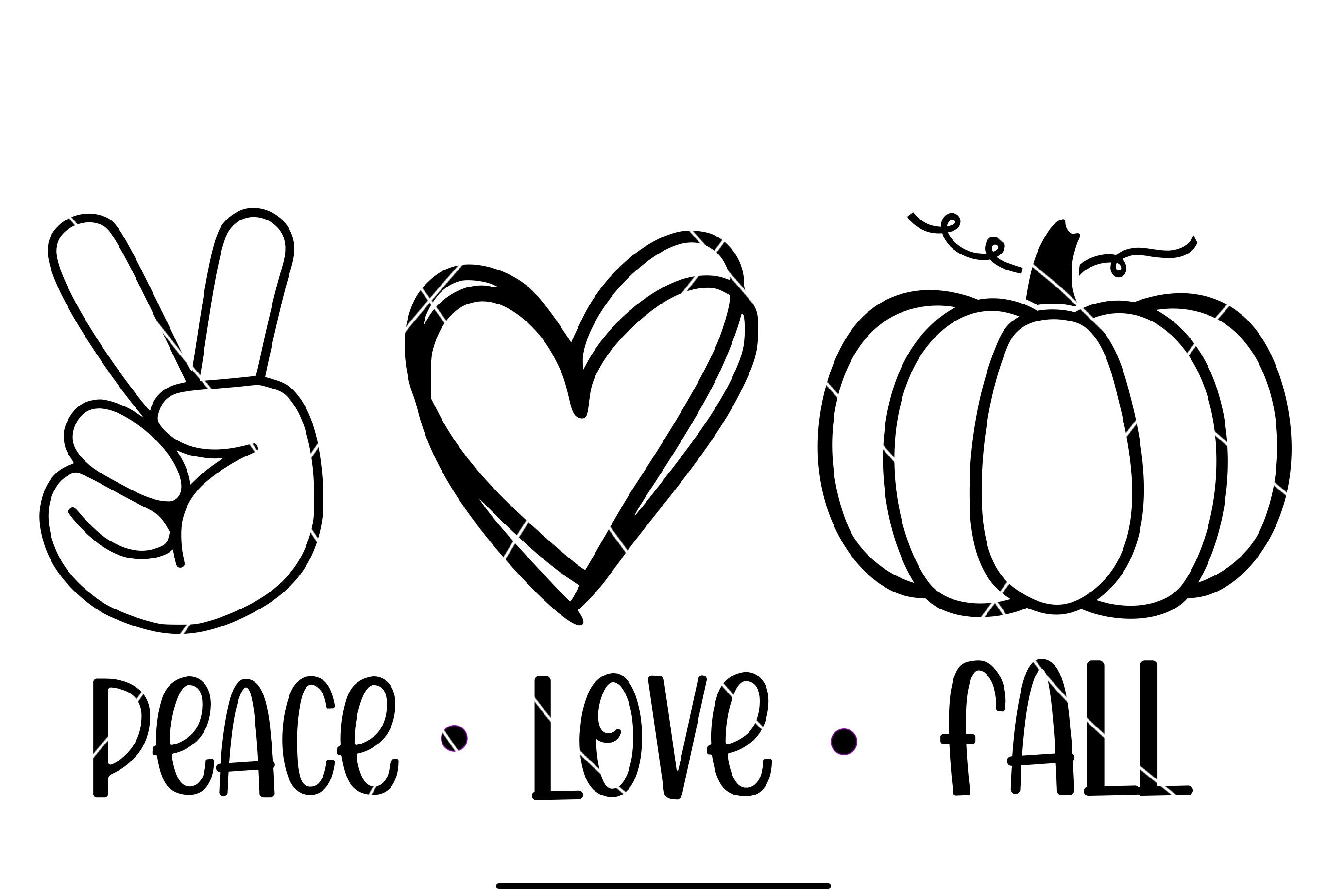 Free Free 306 Peace Love Fall Svg SVG PNG EPS DXF File