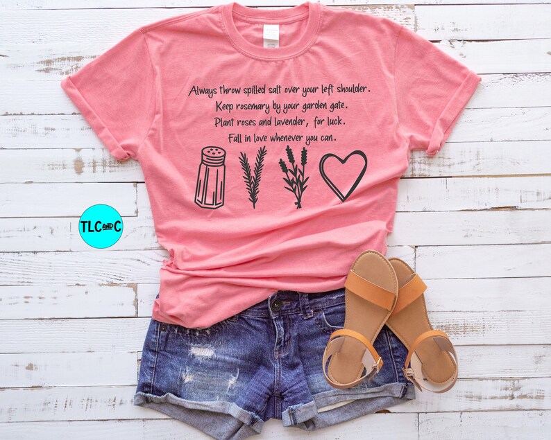 Always Throw Salt Over Your Left Shoulder SVG/PNG Digital Etsy