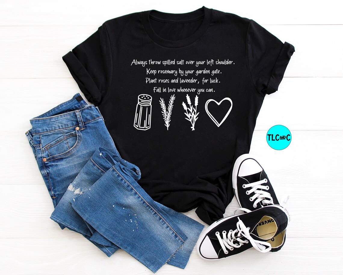 Always Throw Salt Over Your Left Shoulder SVG/PNG Digital Etsy