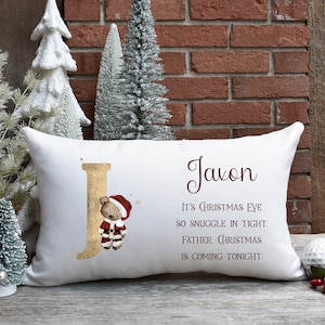 Personalised Christmas Eve Pillowcase | Christmas Eve Box | Christmas Pillow | Christmas Gift | Christmas Eve | Cosy Christmas