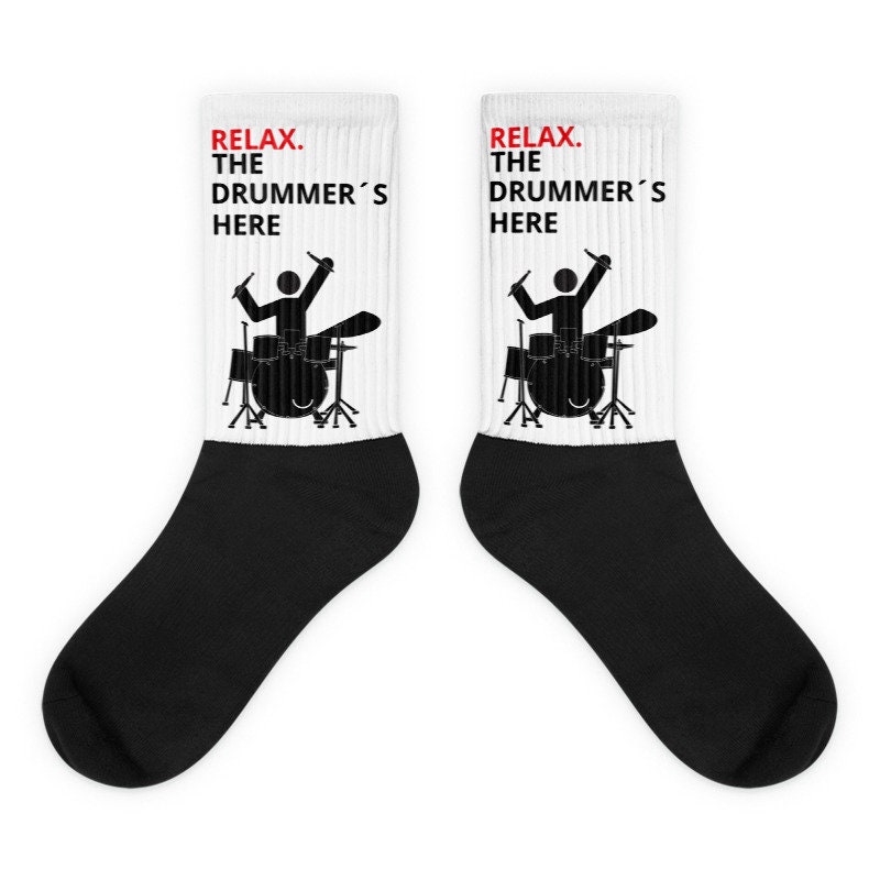 Drummer Gift, Funny Drummer Socks, Funny Drummer Gift, Band Gift, Drums