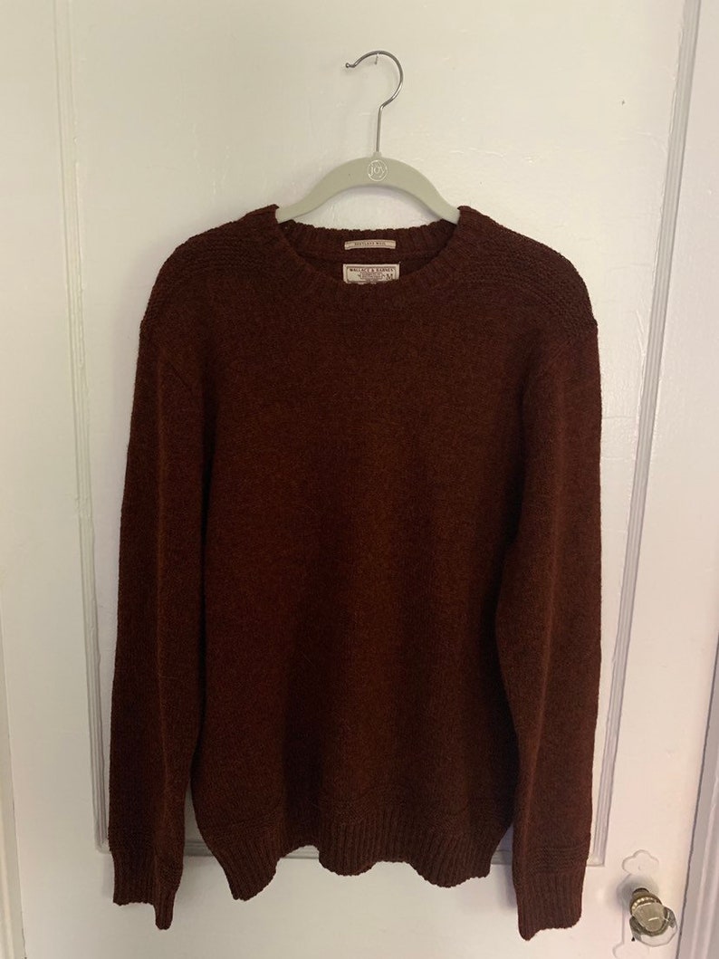 Wallace And Barnes Shetland Wool Sweater Etsy