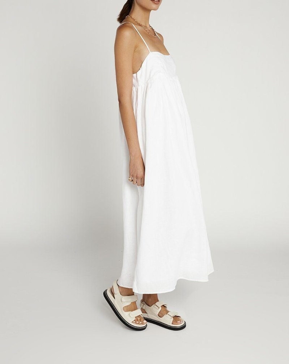 Casual Linen Dress Pure Linen Dress Linen Dress in Beige Etsy UK