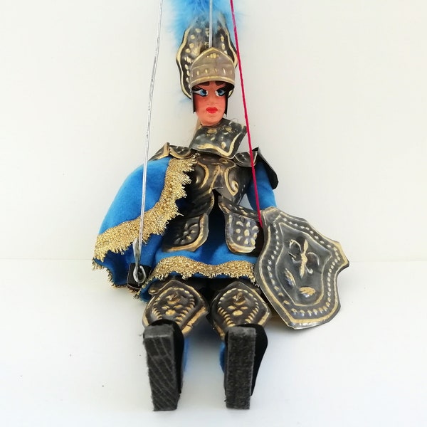 Angelica Traditional Sicilian Puppet, Vintage Puppets, Italian Hand Painted Artistic Doll, Rare Marionette Paladins of Sicily Theater