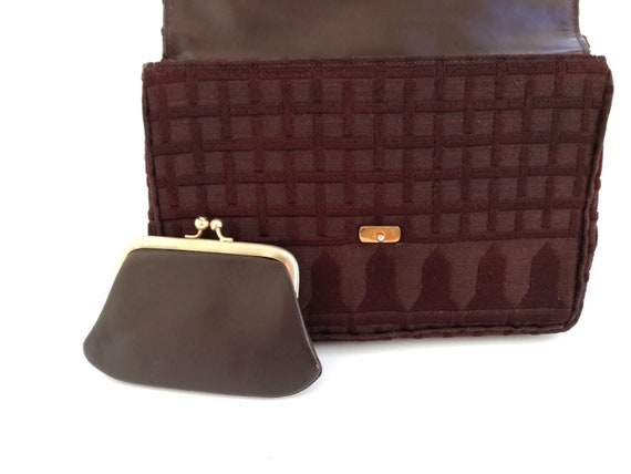 50's style clutch bag