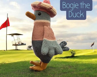 Handmade Crochet Duck, Plush Decor ‘Bogie the Duck’