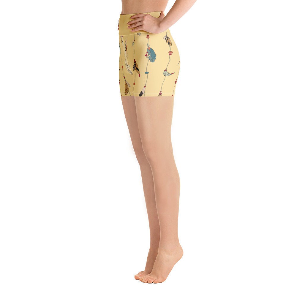 high rise yoga shorts