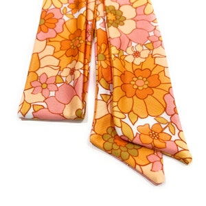 THE HEADBAND in Grandma’s Pink & Orange Floral