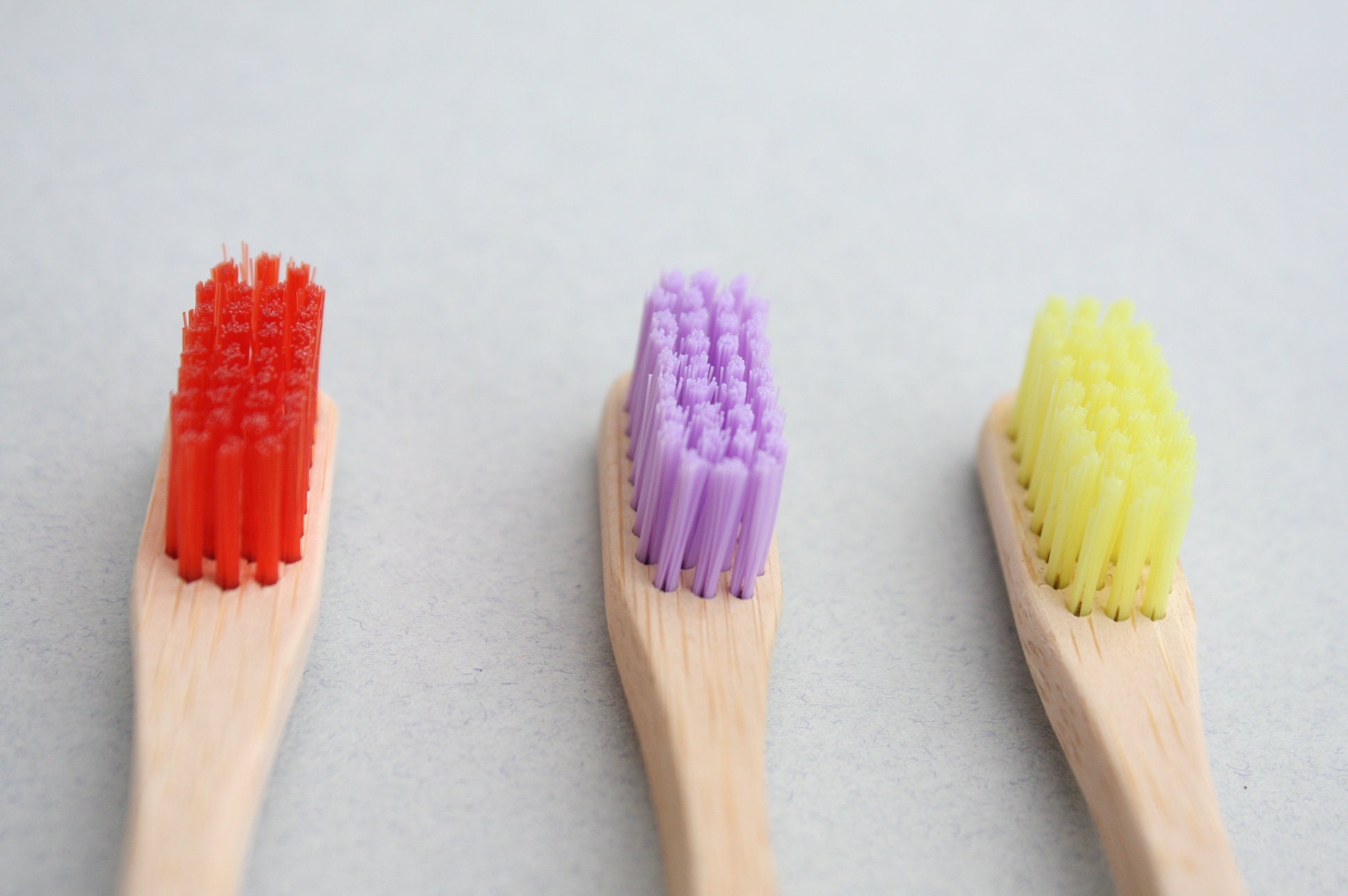 Eco Enviromentally Friendly Bamboo Toothbrushes Wooden Tooth Etsy New