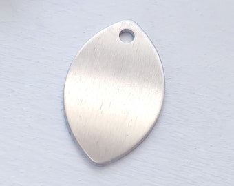 Jewelry Stamping Blank Leaf Shape Aluminum