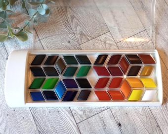 36 Color Transparent Watercolor Palette