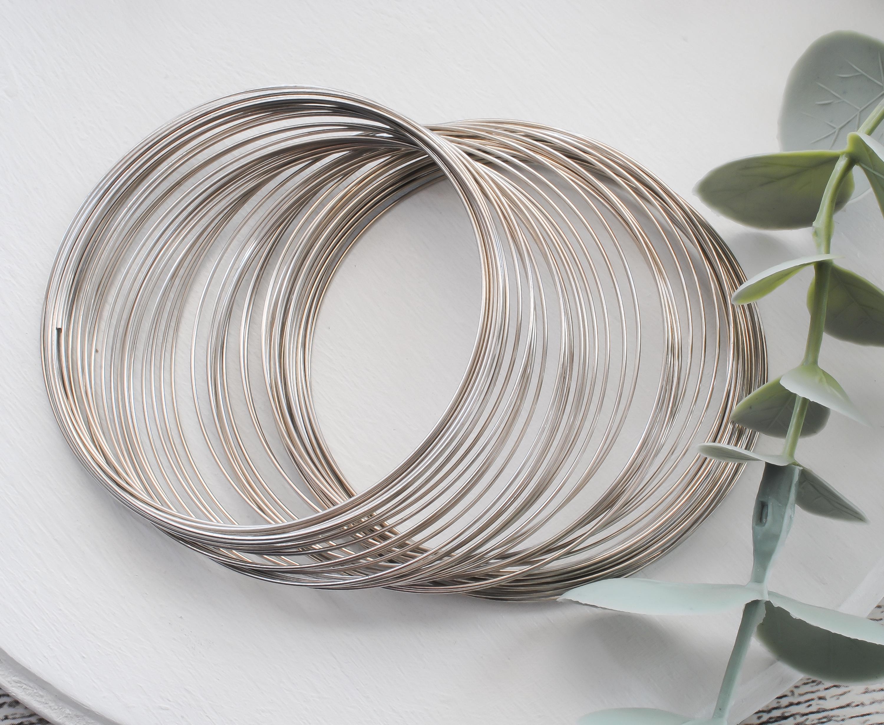 Stainless Steel Memory Wire 50 Loops. - Etsy