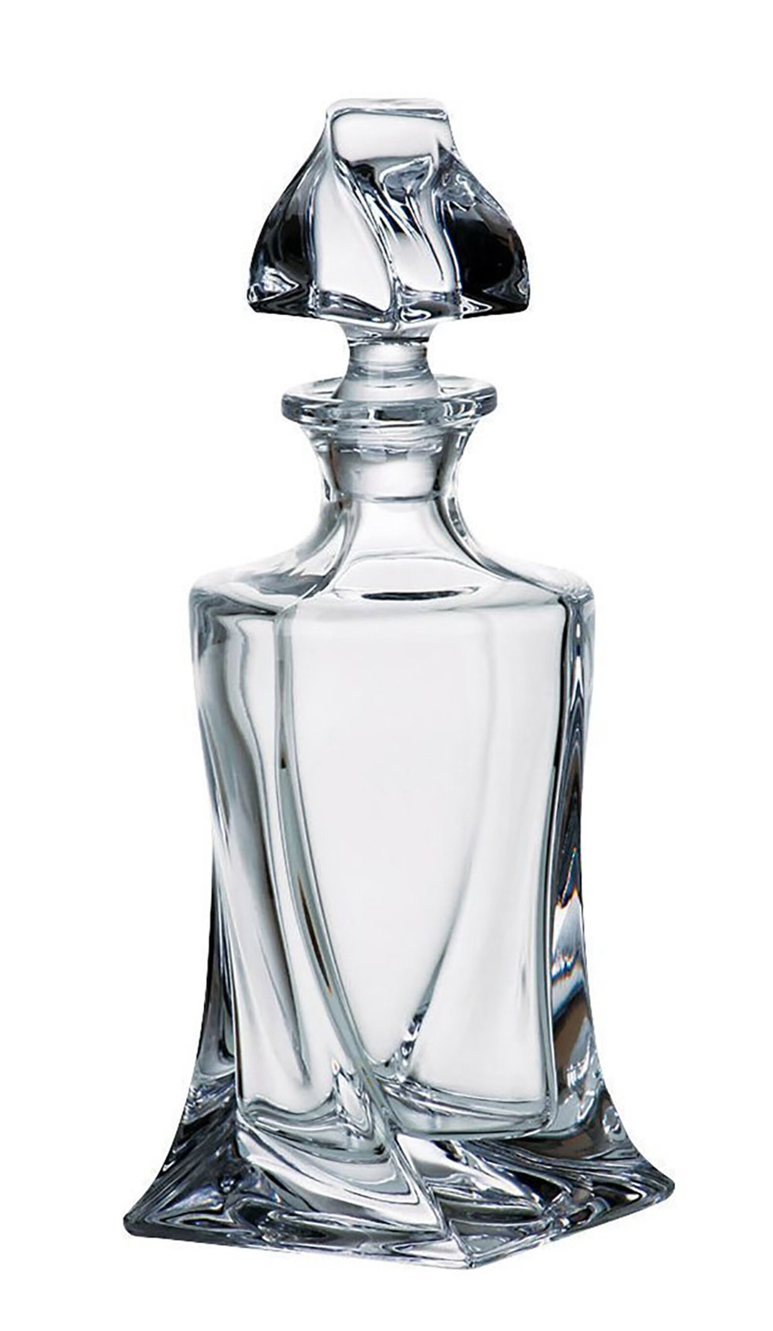 Crystalex Bohemia Quadro Whiskey Set 1 Bohemian Crystal Glass Etsy