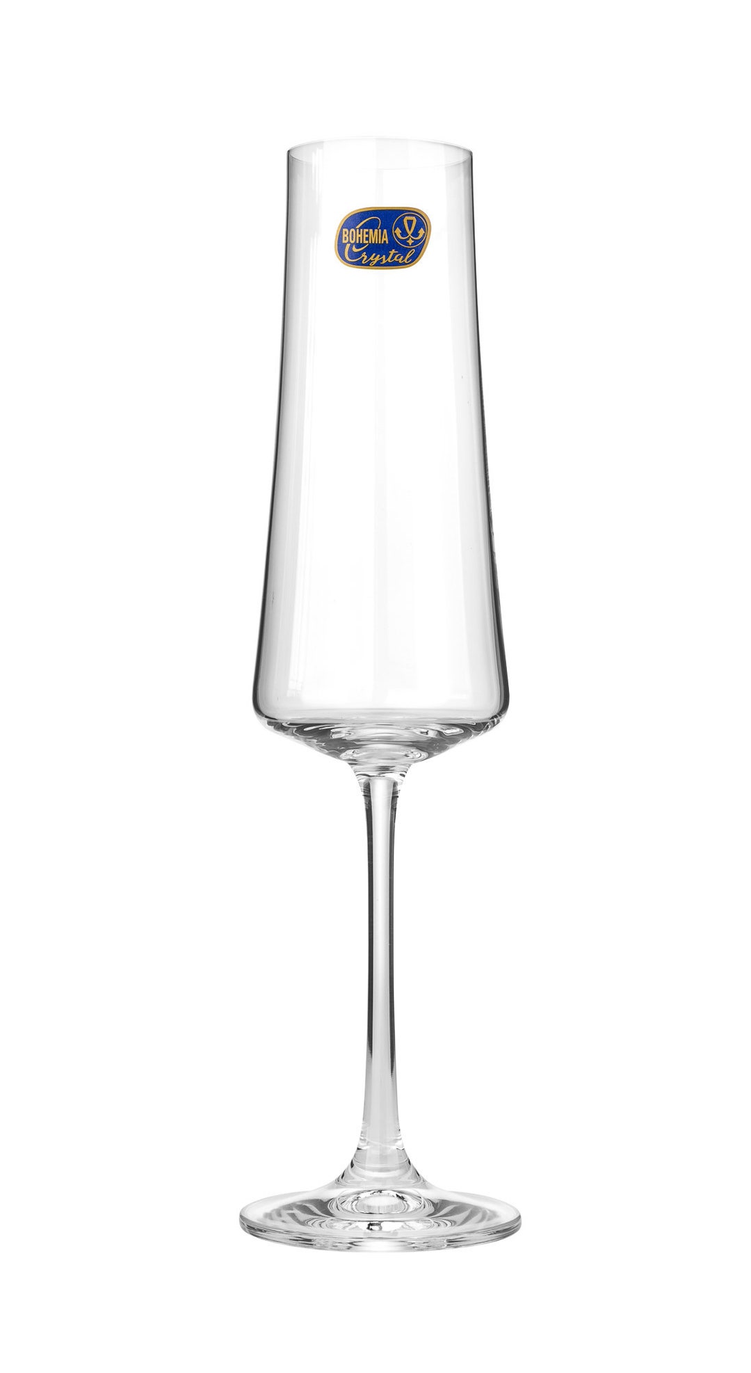 6x 210ml Crystal Champagne Glasses