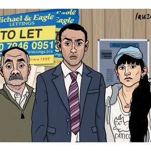 Stath Lets Flats - A5/A4 Print