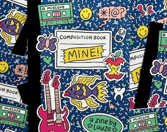 MINE! A5 Art Zine about self-expression and personalisation