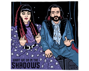 Nadja's Club - What We Do in The Shadows - Square Print