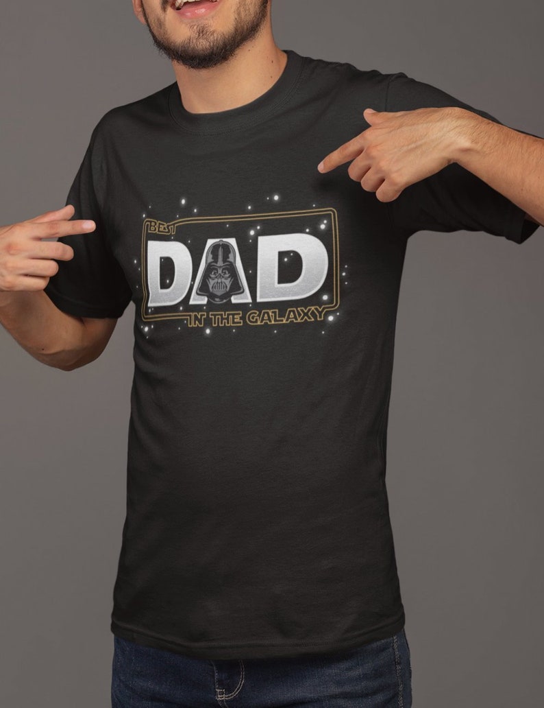 best dad in the galaxy t shirt