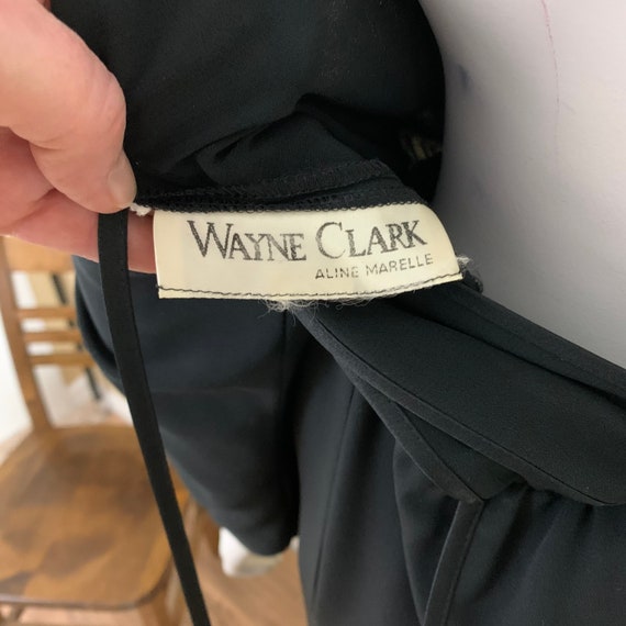 Vintage Wayne Clark Aline Marelle Little Black Dr… - image 9