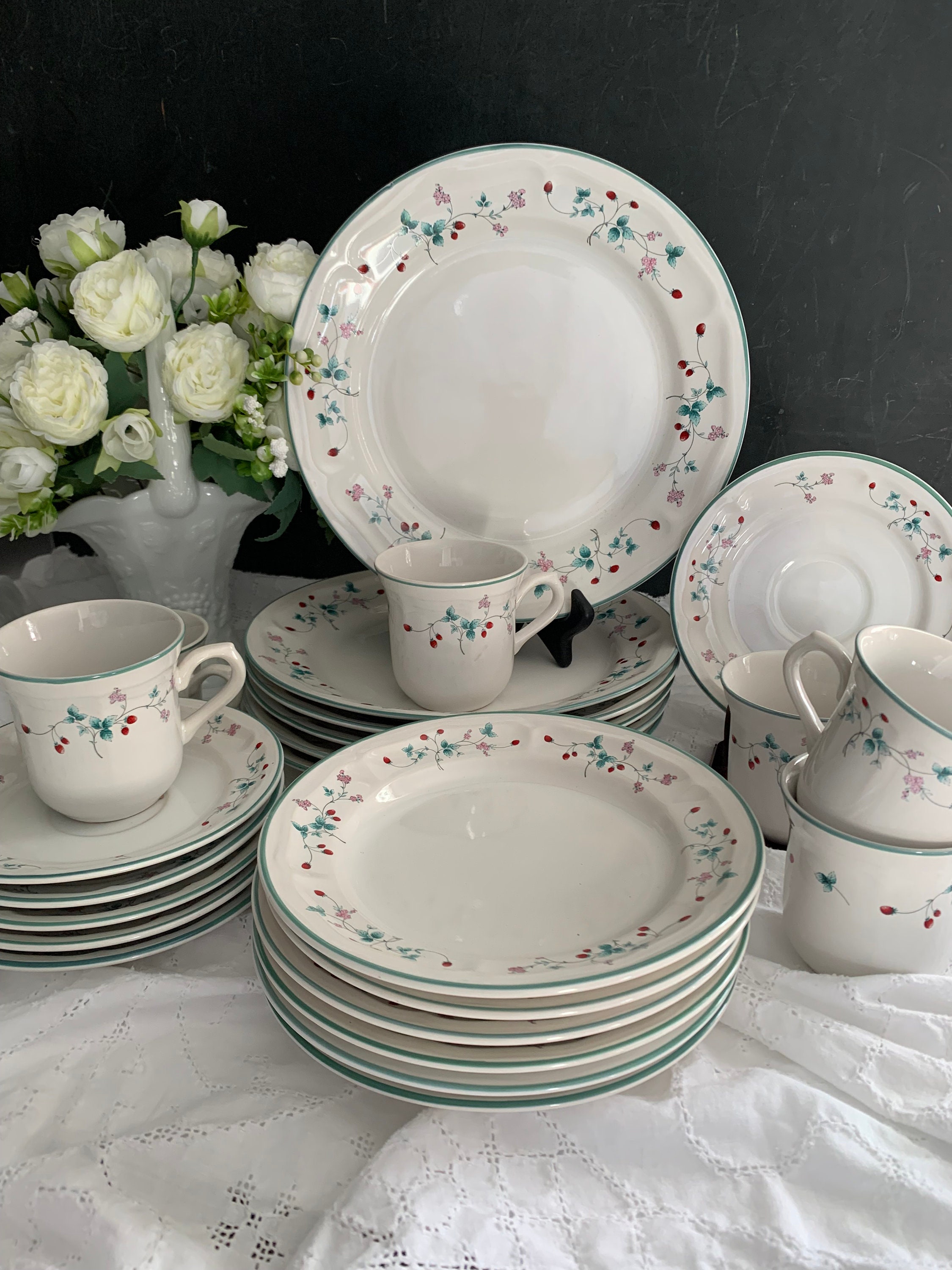 Fruit dinnerware sets discount