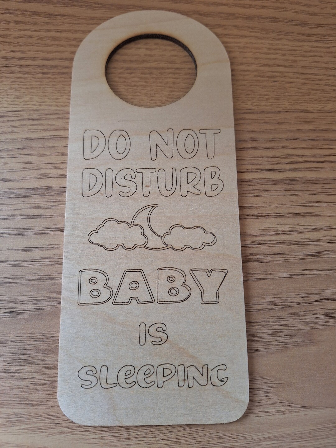 Door Hangers Door Sign Do Not Disturb Baby Sleeping - Etsy
