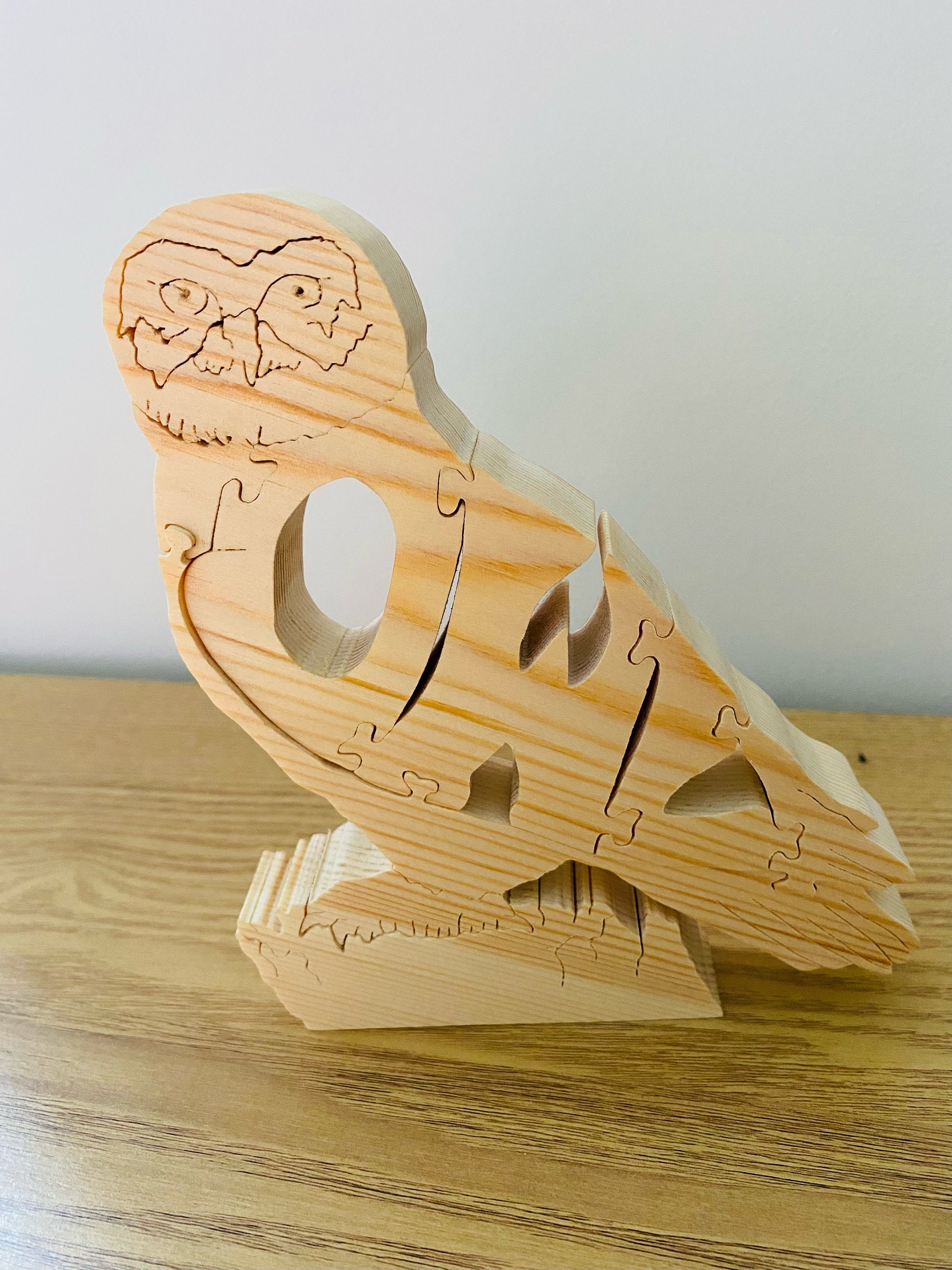 owl wooden puzzle great handmade gift ideas wooden owl ornament owl ornament great gift for owl and 