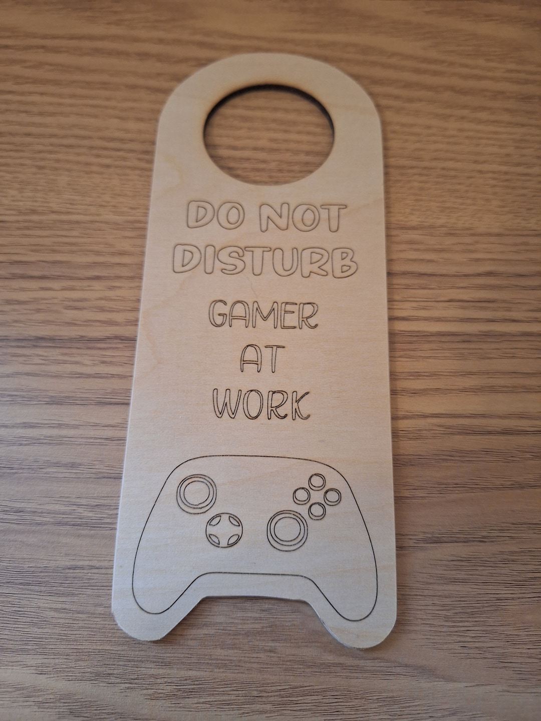 Door Hangers Door Sign Do Not Disturb Gamer at Work - Etsy