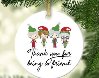 golden girl ornaments