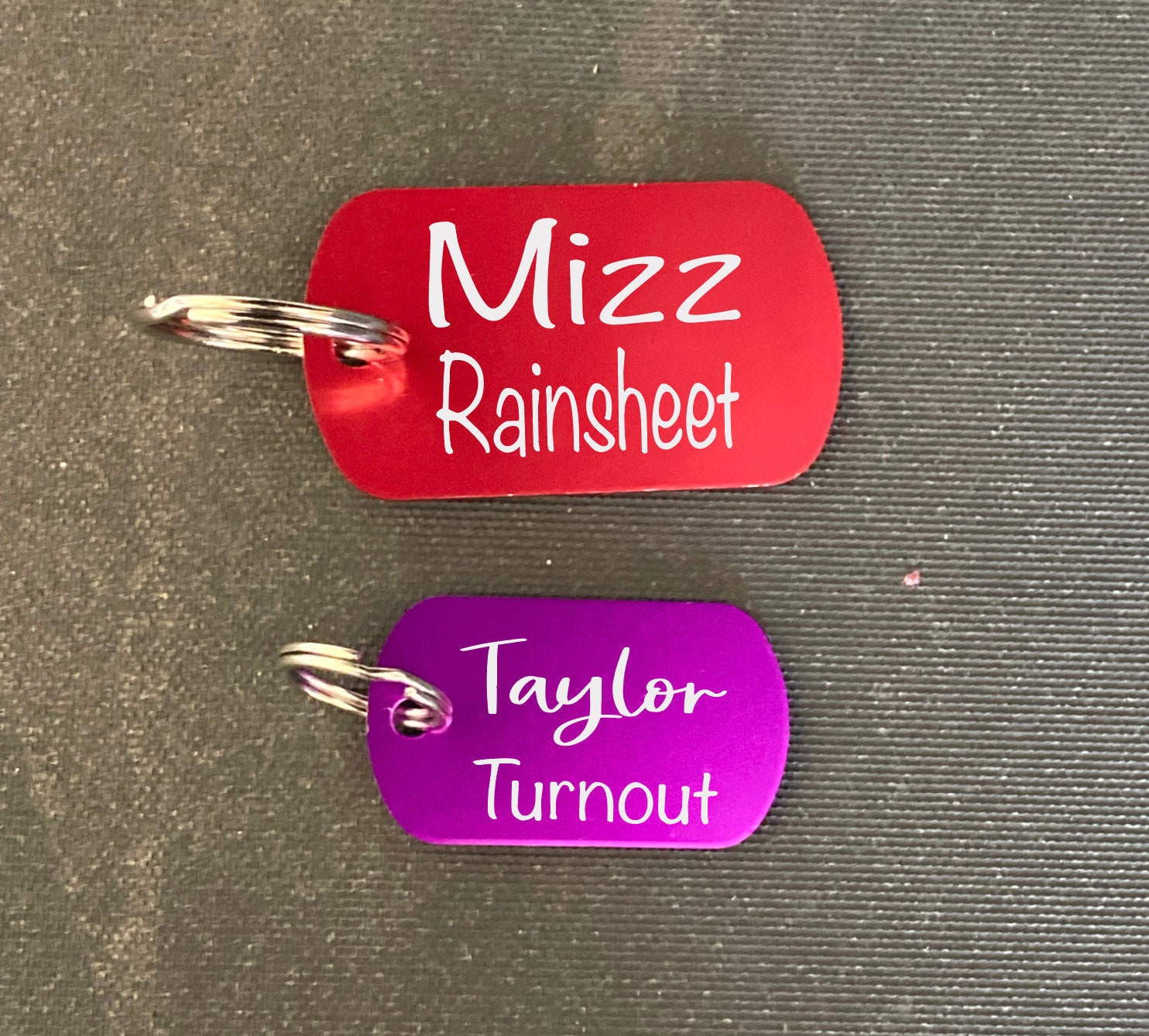 Horse blanket tags
