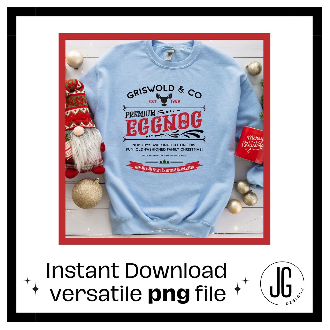 Griswold and Co Eggnog digital Download PNG File Etsy