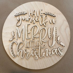 Have yourself a merry little Christmas DIY circle round kit