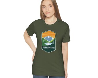 Rocky Mountain National Park - Unisex Jersey Short Sleeve Tee