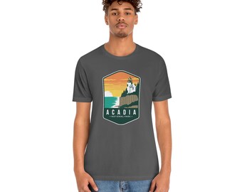 Acadia National Park - Unisex Jersey Short Sleeve Tee